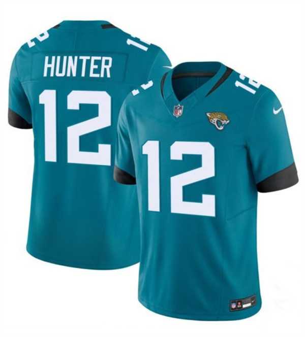 Men & Women & Youth Jacksonville Jaguars #12 Travis Hunter Teal 2025 Draft F.U.S.E. Vapor Untouchable Limited Stitched Jersey